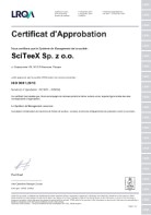 ISO 9001:2015 - Certificate of Approval